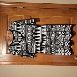 Black and White sweaterdress